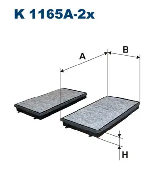 Gratis Verzending Interieurfilter Filtron K 1165A-2x