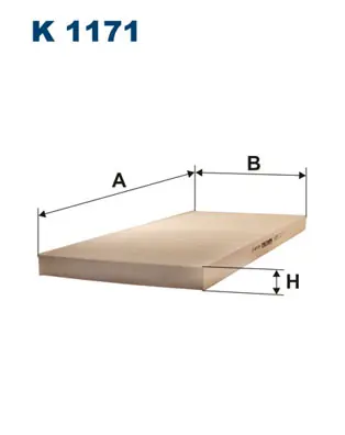 Interieurfilter Filtron K 1171 Betrouwbaar