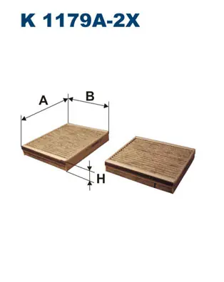 Koopje Interieurfilter Filtron K 1179A-2x
