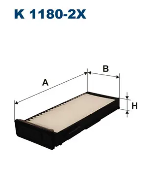 Interieurfilter Filtron K 1180-2x Express Levering