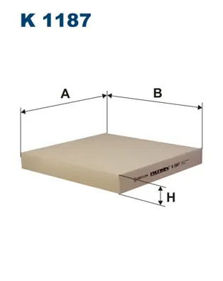 Interieurfilter Filtron K 1187 Tijdelijk Beschikbaar
