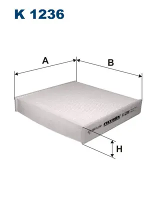 Interieurfilter Filtron K 1236 Rechtstreeks Van De Fabrikant