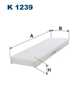 Interieurfilter Filtron K 1239 Authentiek