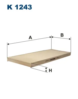 Interieurfilter Filtron K 1243 Aanbieding