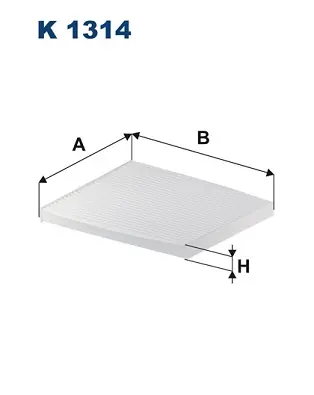 Interieurfilter Filtron K 1314 Professioneel
