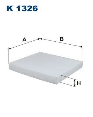 Interieurfilter Filtron K 1326 Op = Op