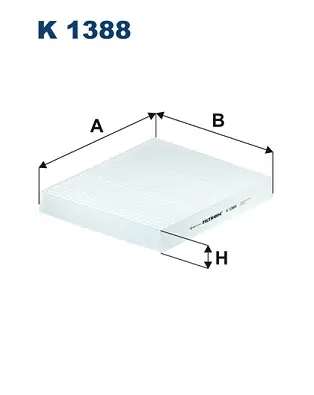 Interieurfilter Filtron K 1388 Laatste Versie