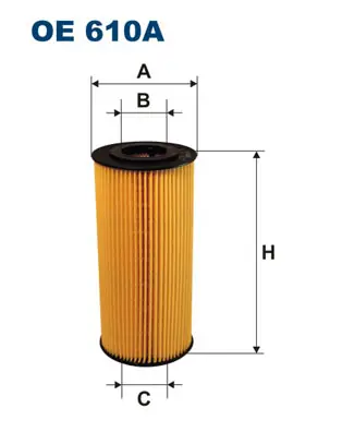 Oliefilter Filtron OE 610A Gecertificeerd