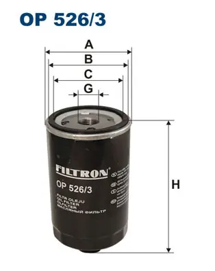 Oliefilter Filtron OP 526\\/3 Uitverkoop