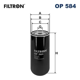 Aanbieding Oliefilter Filtron OP 584