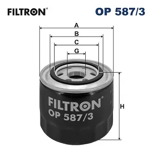 Plaats Bestelling Oliefilter Filtron OP 587\\/3