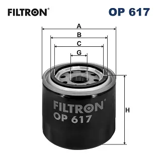 Oliefilter Filtron OP 617 Express Levering