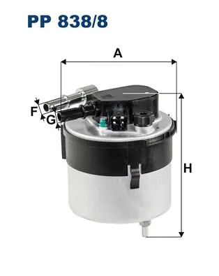 Brandstoffilter Filtron PP 838\\/8 Korting