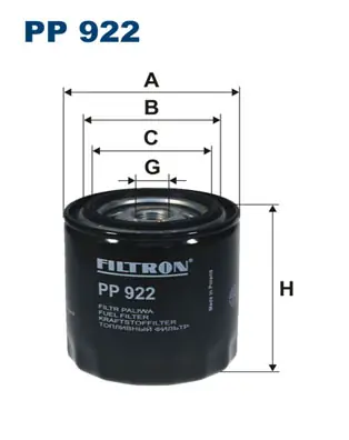 Brandstoffilter Filtron PP 922 Bestseller