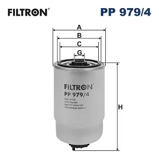Brandstoffilter Filtron PP 979\\/4 Gratis Retour