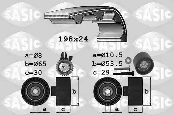 Finale Uitverkoop Distributieriem kit Sasic 1756025