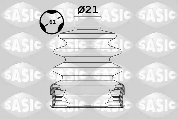 Aandrijfashoes Sasic 1906059 Gecertificeerd