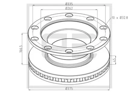 Remschijven Pe Automotive 256.055-00A Direct Verzonden