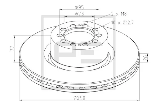 Remschijven Pe Automotive 256.104-00A Koop Online