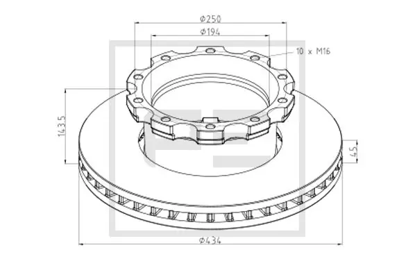 Goedkoop Remschijven Pe Automotive 266.005-00A
