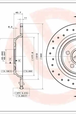 Plaats Bestelling Remschijven Brembo 08.A537.1X