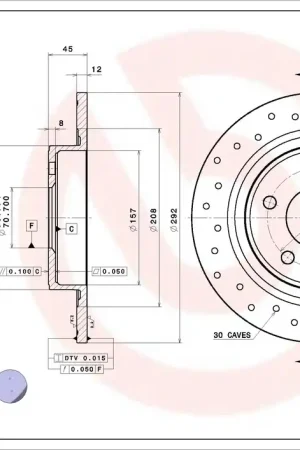 Remschijven Brembo 08.B351.1X Lage Prijs