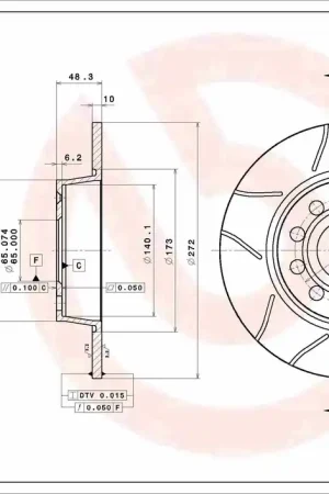 Wereldwijde Verzending Remschijven Brembo 08.B413.75
