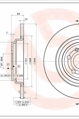 Laatste Kans Remschijven Brembo 08.D983.11