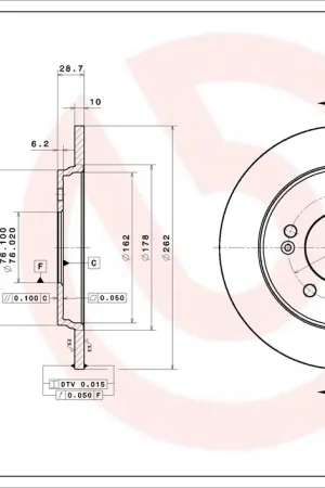 Weekendaanbieding Remschijven Brembo 08.E535.11