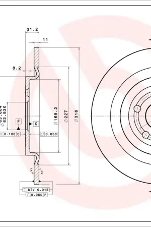 Direct Beschikbaar Remschijven Brembo 08.N410.11
