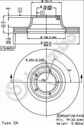 Groothandel Remschijven Brembo 09.2943.10