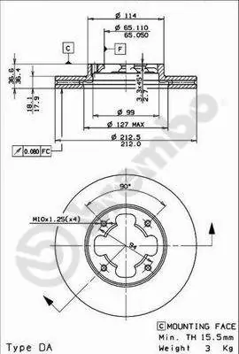 Dagaanbieding Remschijven Brembo 09.5867.10