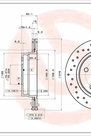Budget Remschijven Brembo 09.7727.1X