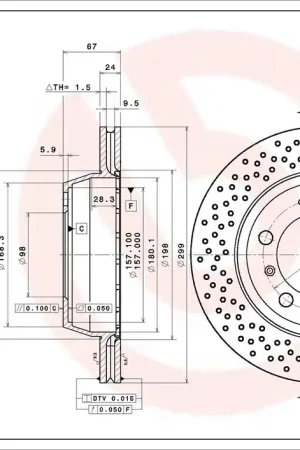 Beste Prijs Remschijven Brembo 09.8890.21