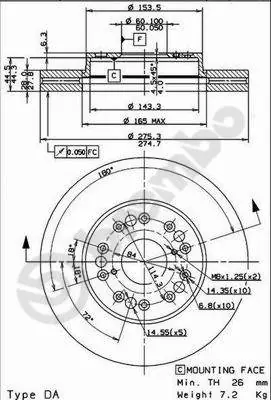 Remschijven Brembo 09.9178.10 Must-Have