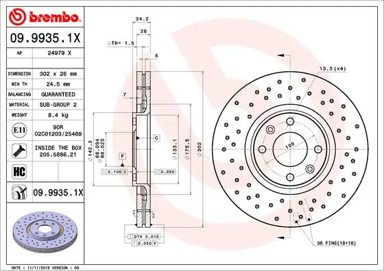 Must-Have Remschijven Brembo 09.9935.1X