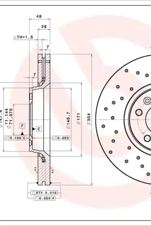 Nieuw Remschijven Brembo 09.A430.1X