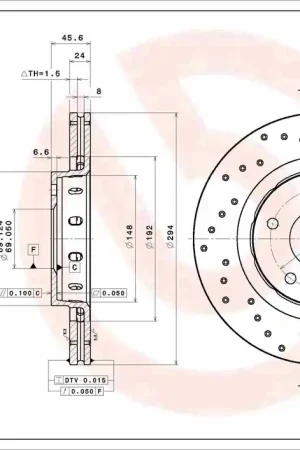 Remschijven Brembo 09.A738.1X Betrouwbaar