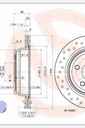 Groothandel Remschijven Brembo 09.B338.1X