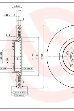 Remschijven Brembo 09.C138.11 Exclusieve Aanbieding