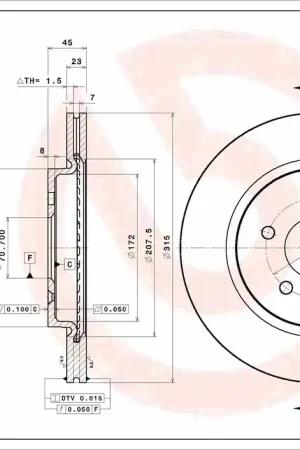 Koop Vandaag Remschijven Brembo 09.C711.11
