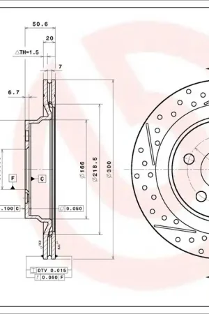 Geld-Terug-Garantie Remschijven Brembo 09.C743.21