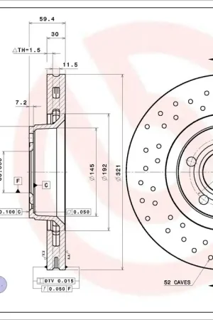 Exclusieve Aanbieding Remschijven Brembo 09.C895.1X