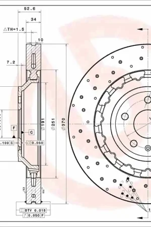 Merkproduct Remschijven Brembo 09.D174.53
