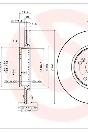 Remschijven Brembo 09.D280.11 Bestel Nu