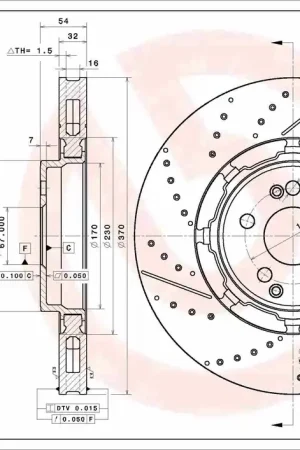 Snelle Levering Remschijven Brembo 09.D411.33