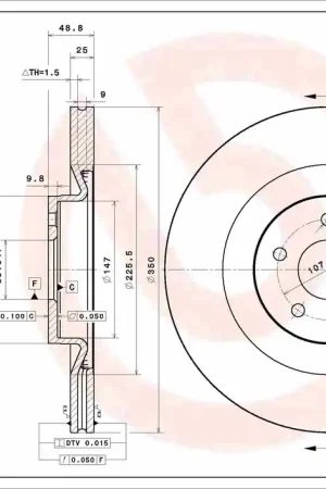 Remschijven Brembo 09.D574.11 Bestel Nu