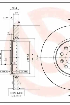 Favoriet Remschijven Brembo 09.D608.11