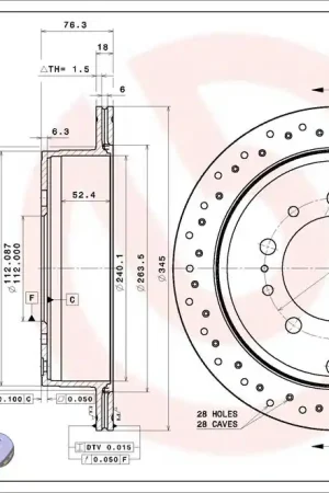 Budget Remschijven Brembo 09.D618.1X