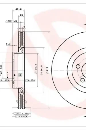 Direct Beschikbaar Remschijven Brembo 09.D766.11